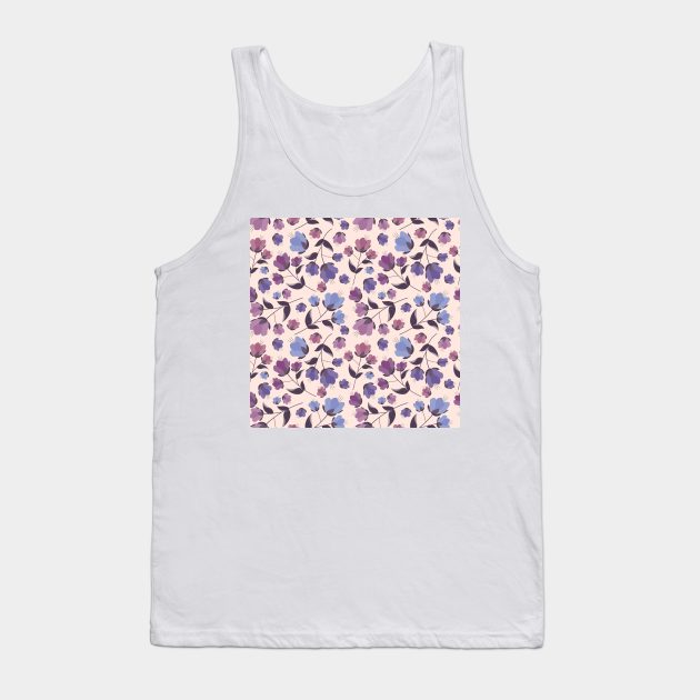 Floral Pattern Tank Top by Creative Has